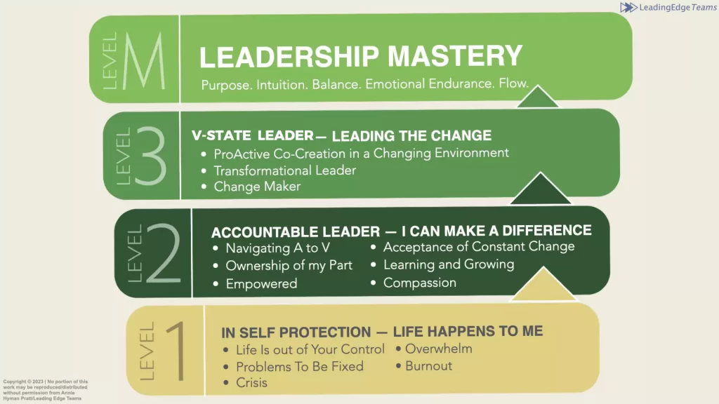 Levels of Leadership Mastery - Leading Edge Teams